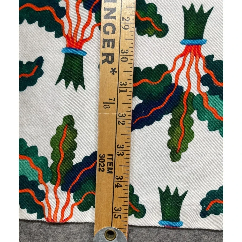 La DoubleJ Apron Green Orange White One Size Floral DoubleJ Read